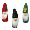 Christmas Gnome Felt Ornaments, Set of 3