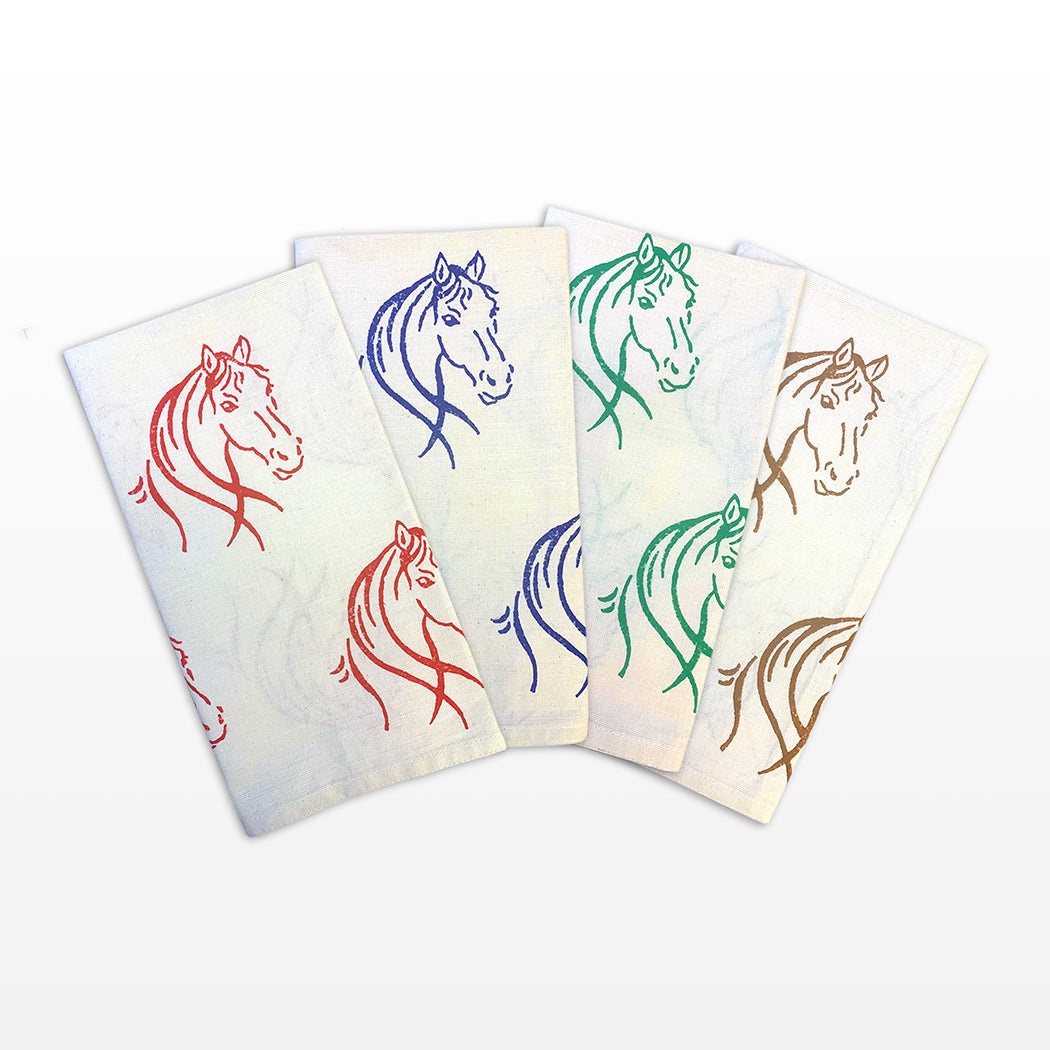 Horse Dishtowel Blockprint - Ram Shekhar
