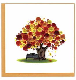 Quilled Autumn Tree Greeting Card