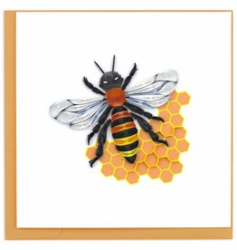 Quilled Honey Bee Greeting Card