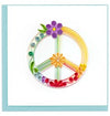 Quilled Peace Sign Greeting Card