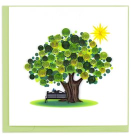Quilled Summer Tree Greeting Card